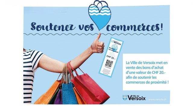 Profitez à nouveau des bons d'achat et soutenez vos commerces