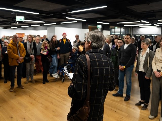 Vernissage de l'exposition "Cinq Peintres"